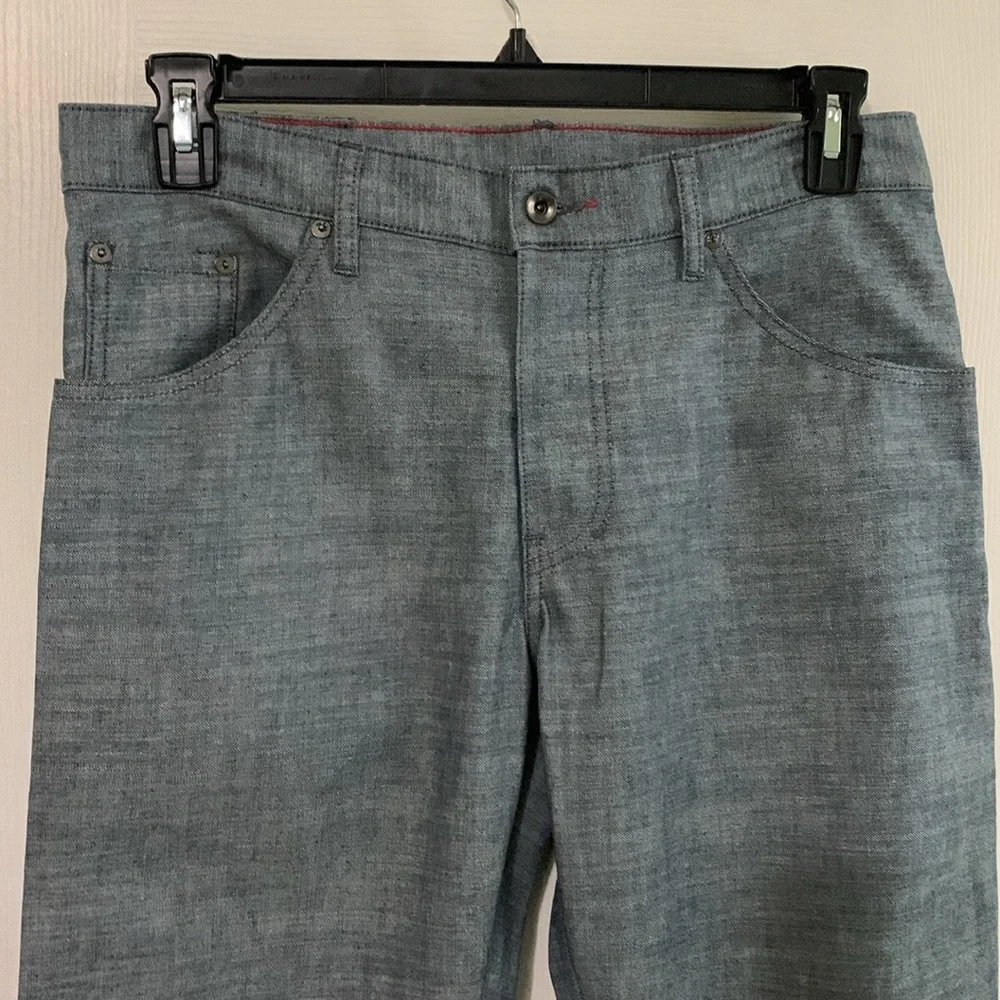 Raleigh Denim Jeans Jones Thin Straight Leg Jeans Pants Size 32 - Picture 2 of 12